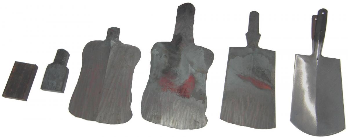 Rohlinge Spaten Schmieden robust professionell hochwertig Handwerk